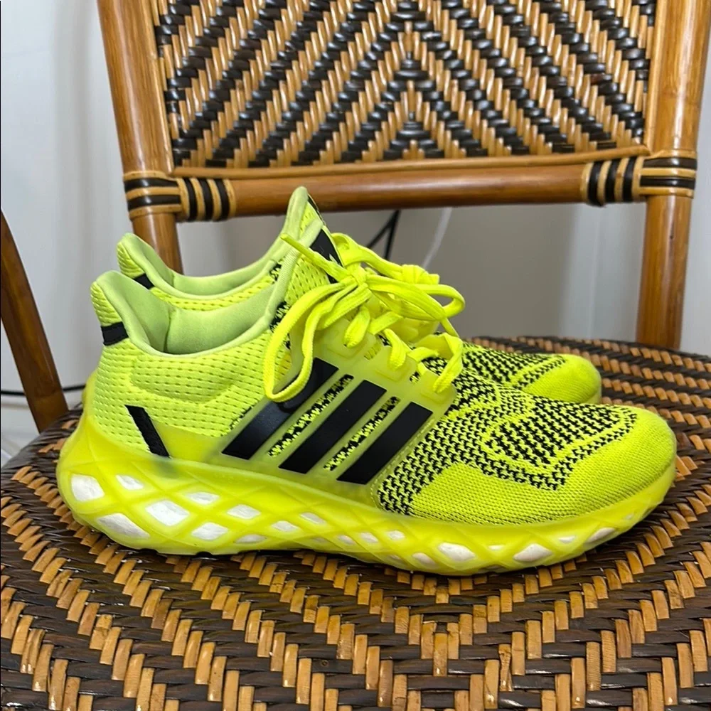 Adidas Ultraboost Web DNA Solar Yellow